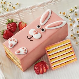Strawberry Shortcake Bunny Torte, , large