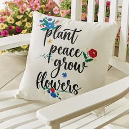 Plant Peace Indoor/Outdoor Pillow, , large