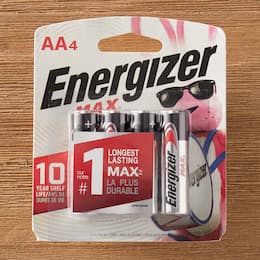Energizer 4-Pack AA Max Alkaline Batteries, , large