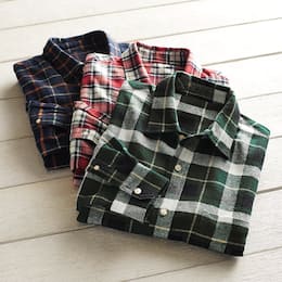 3-Pack Flannel Shirts, , large