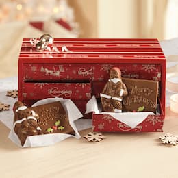 Chocolate Santa Cards, , large